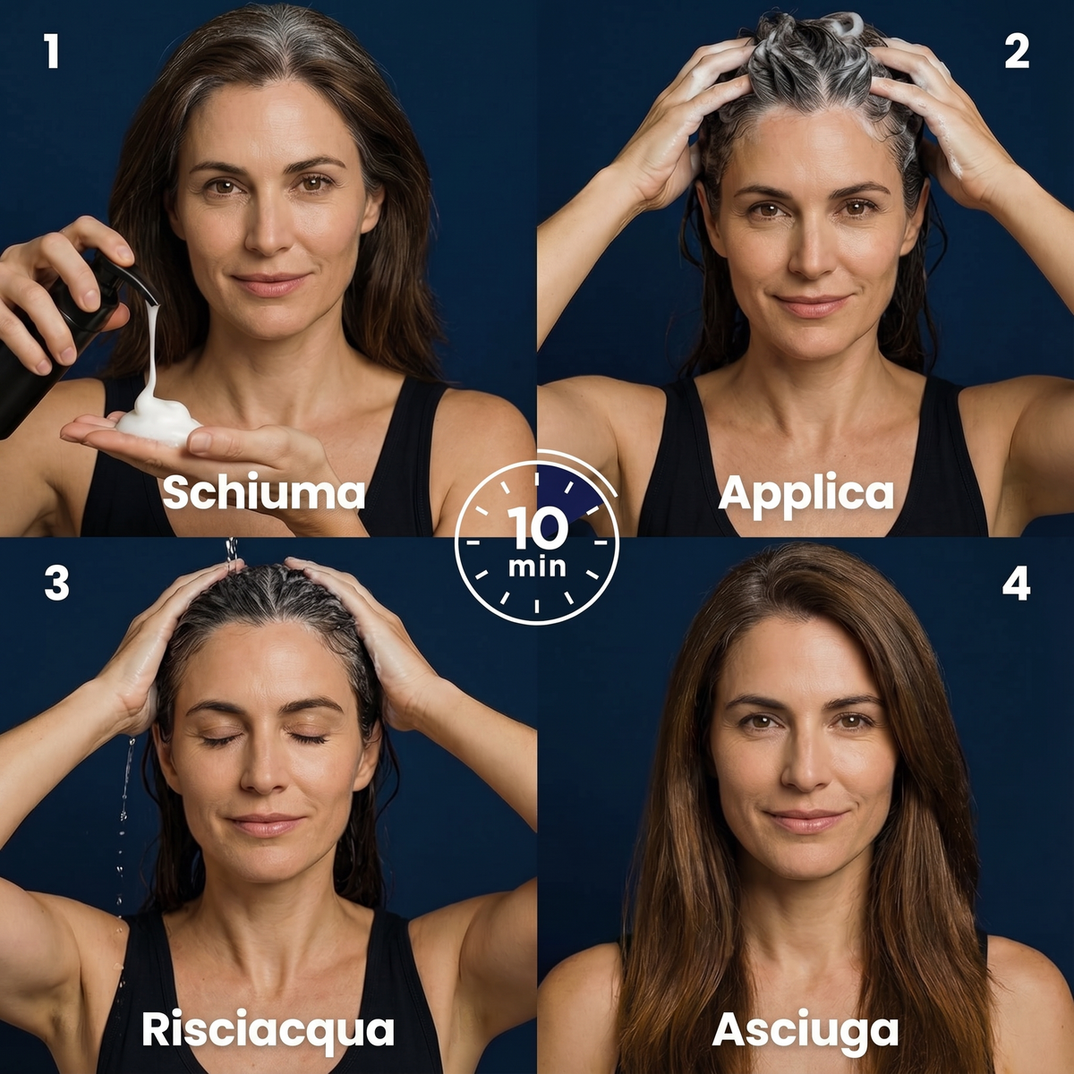 Shampoo colorante istantaneo VELORA Milano